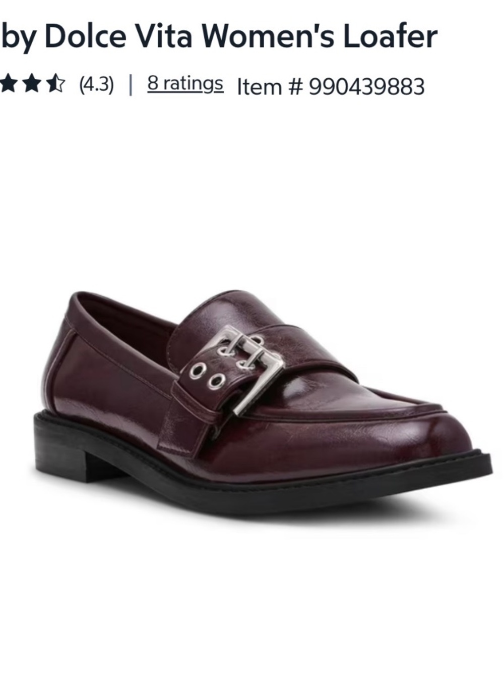 NWT DV by dolce vita loafers